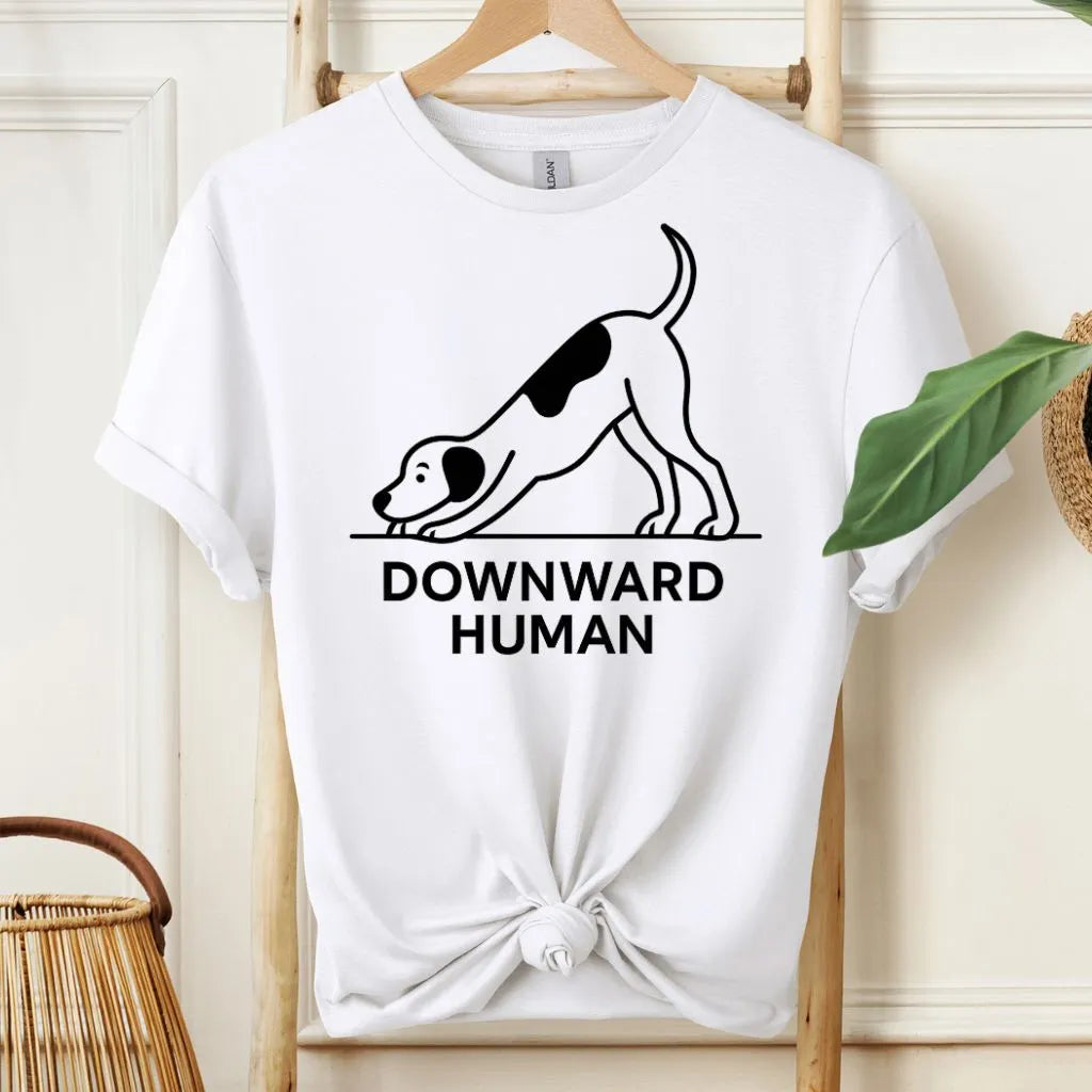 Downward Human Yoga T-Shirt