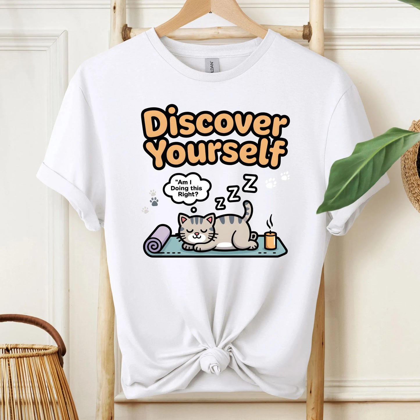 Discover Yourself (Cute Cat Version) T-Shirt!