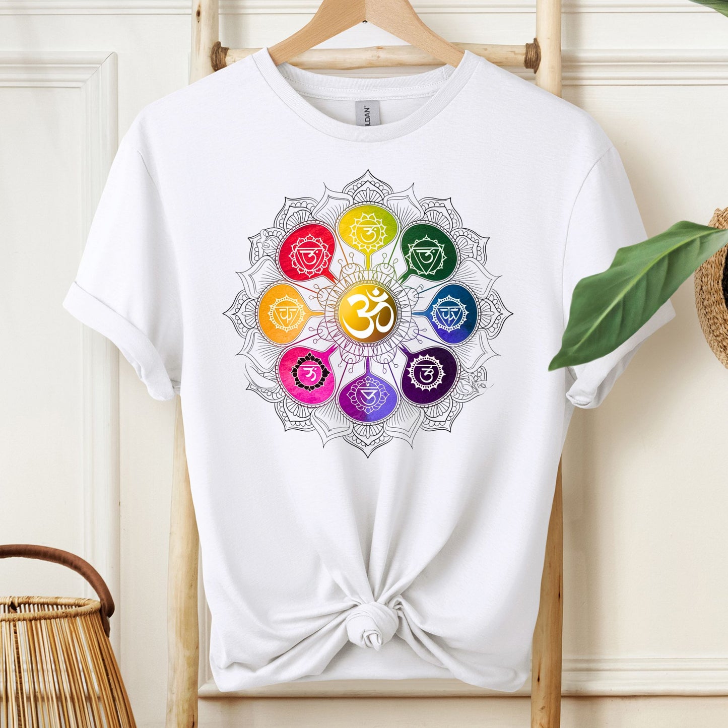 Chakra Style Light Mandala T-Shirt