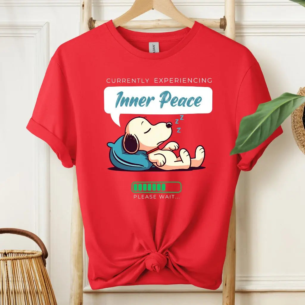 Cute Dog Experiencing Inner Peace T-Shirt