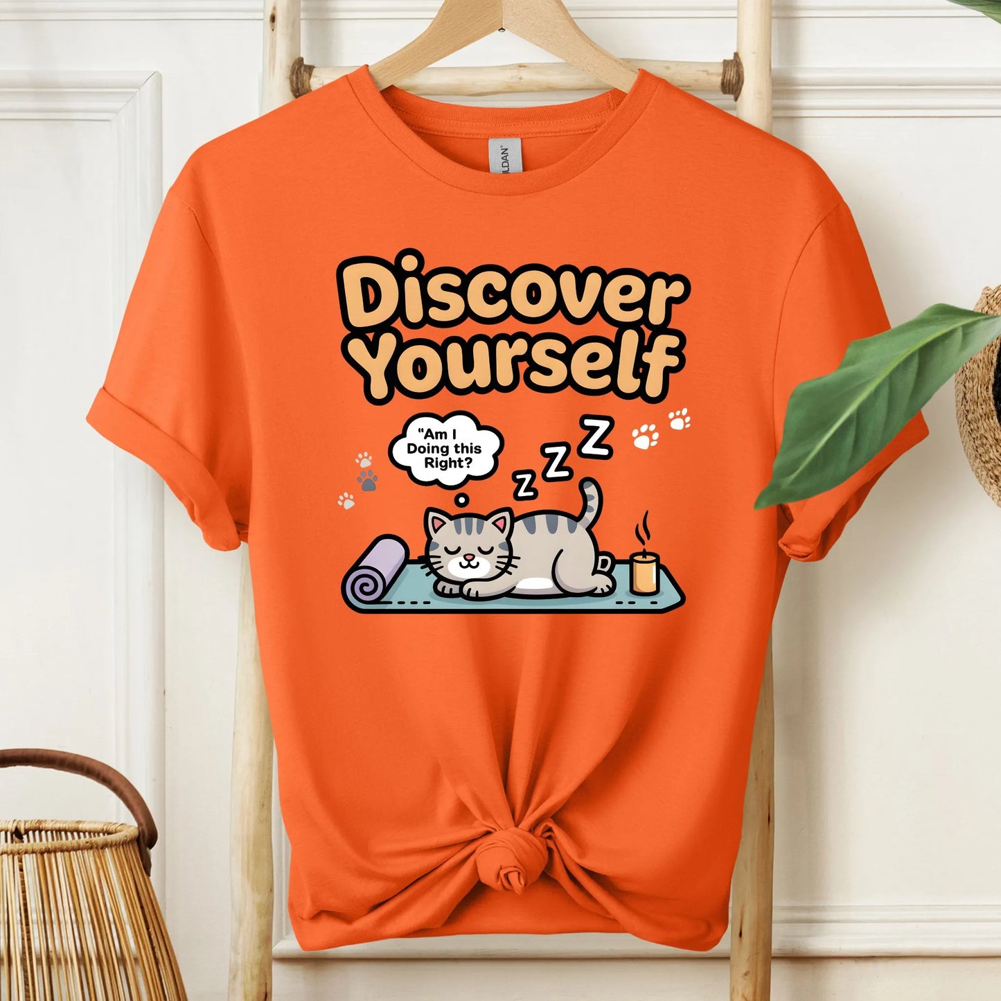 Discover Yourself (Cute Cat Version) T-Shirt!