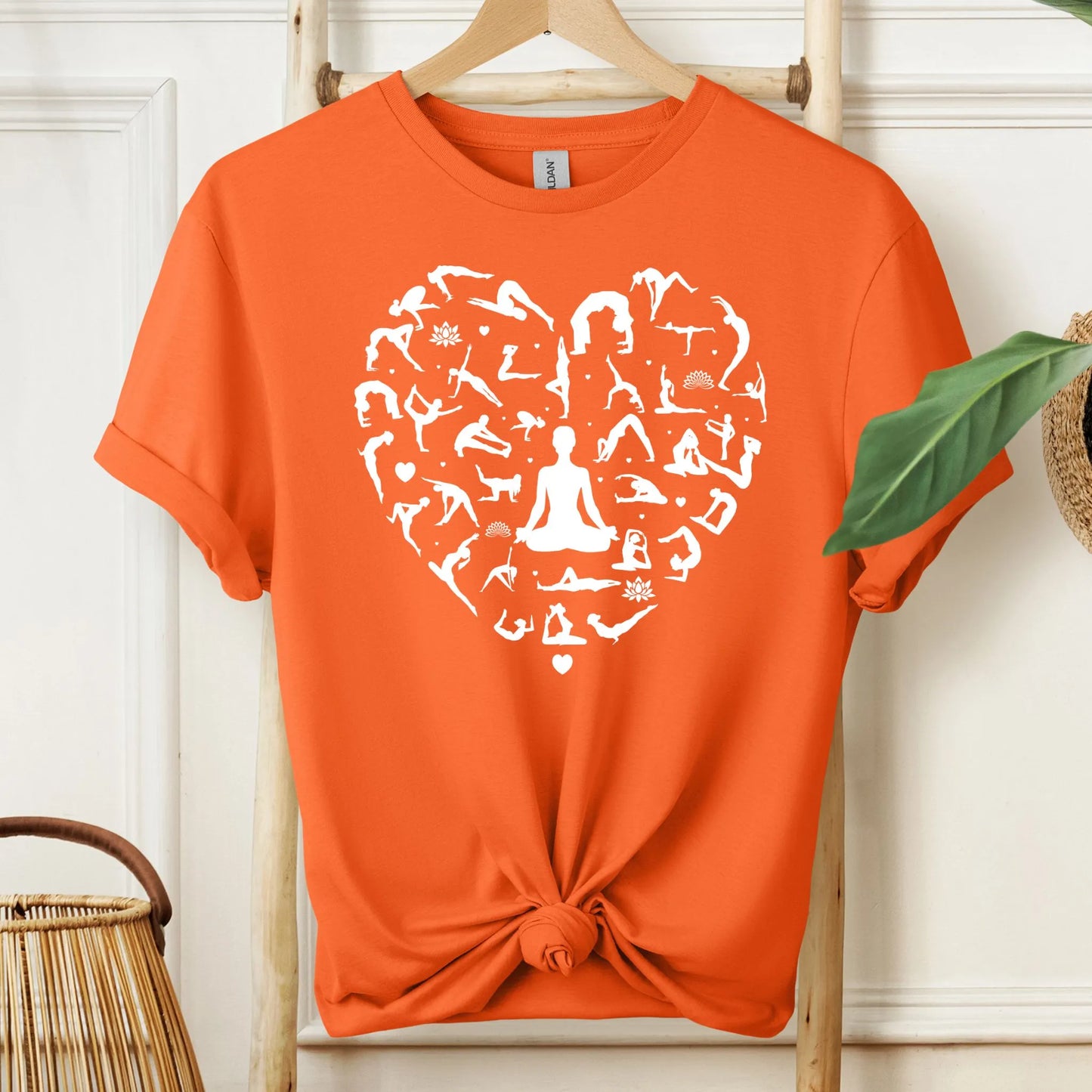 Heart Shaped Yoga Collage T-Shirt!