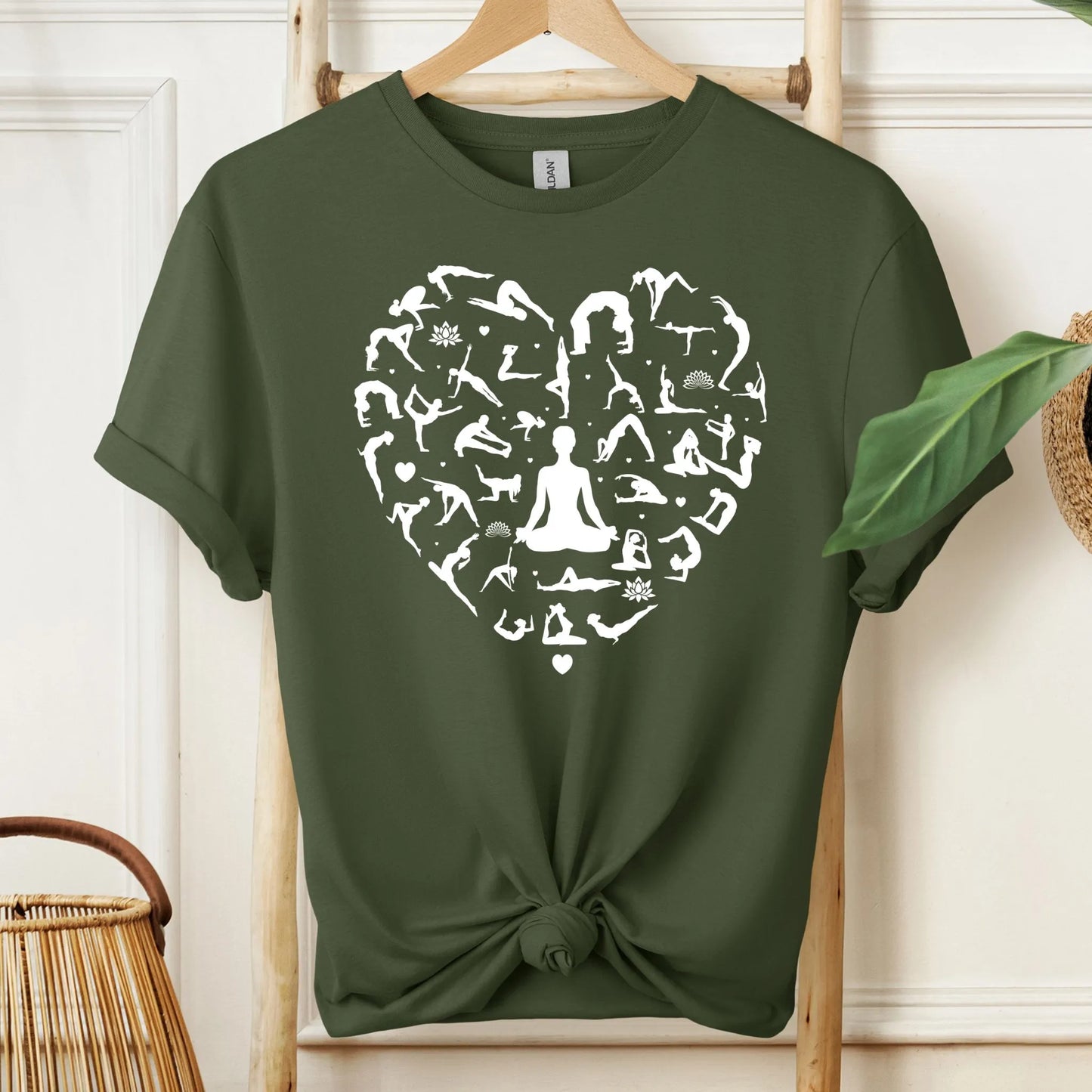 Heart Shaped Yoga Collage T-Shirt!