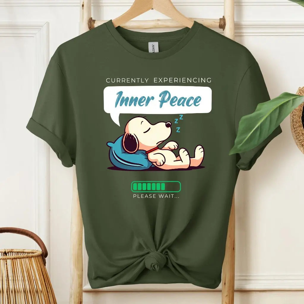 Cute Dog Experiencing Inner Peace T-Shirt