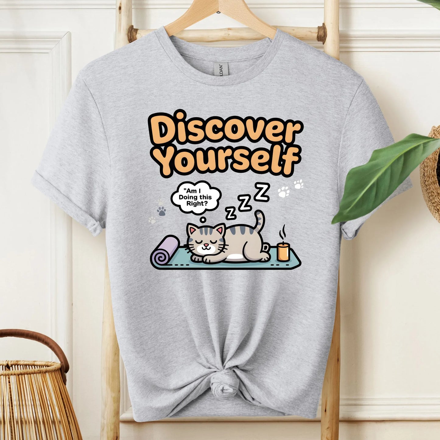 Discover Yourself (Cute Cat Version) T-Shirt!