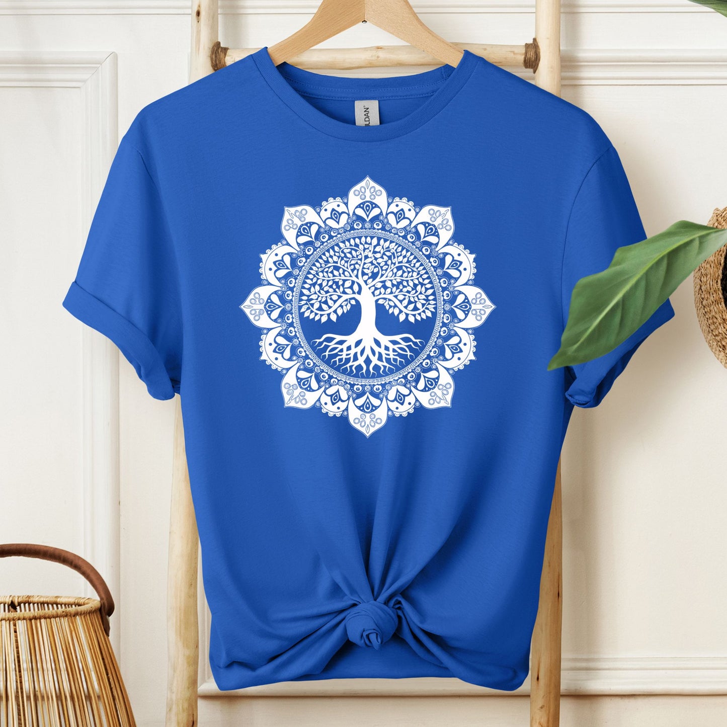 Boho Mandala Detailed T-Shirt