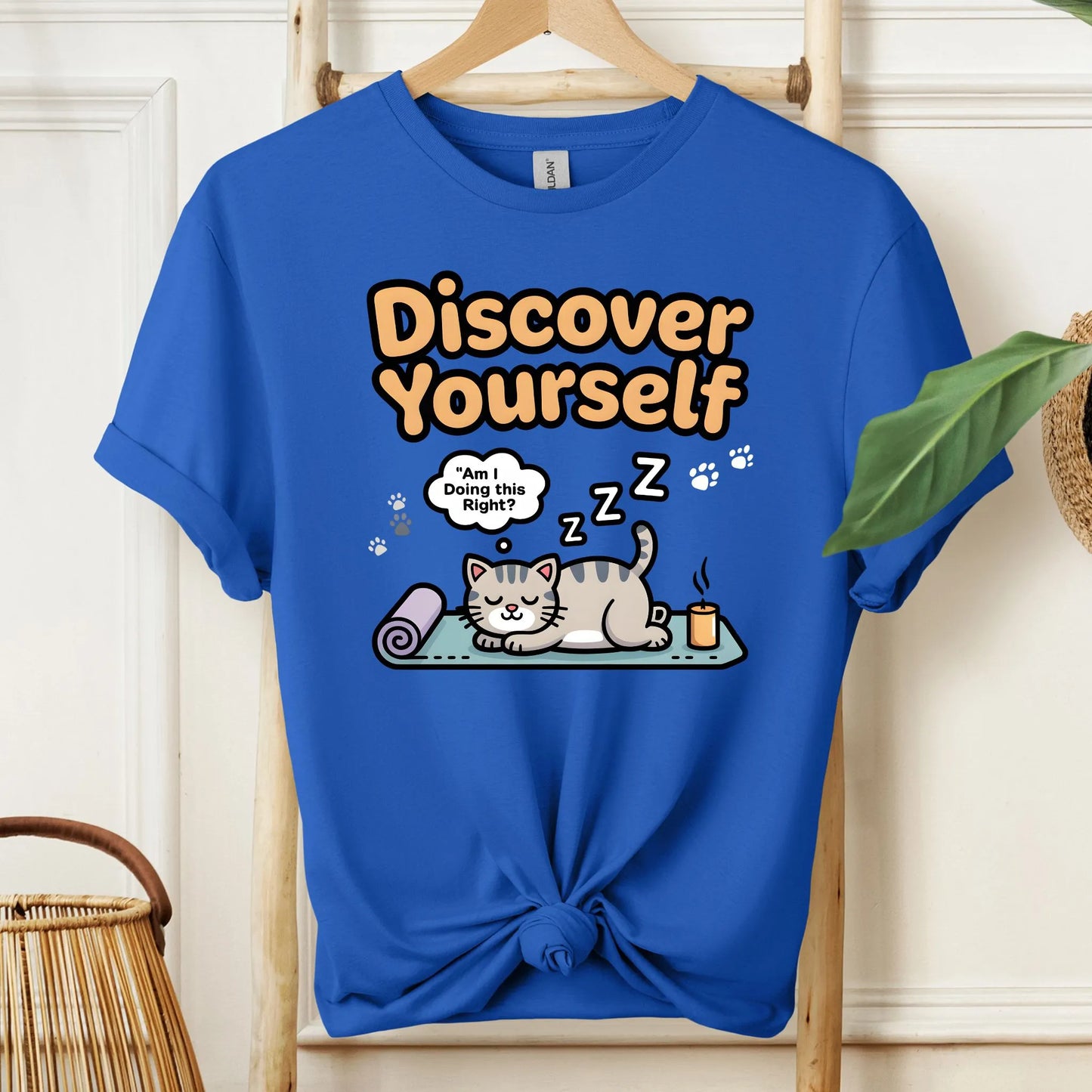 Discover Yourself (Cute Cat Version) T-Shirt!