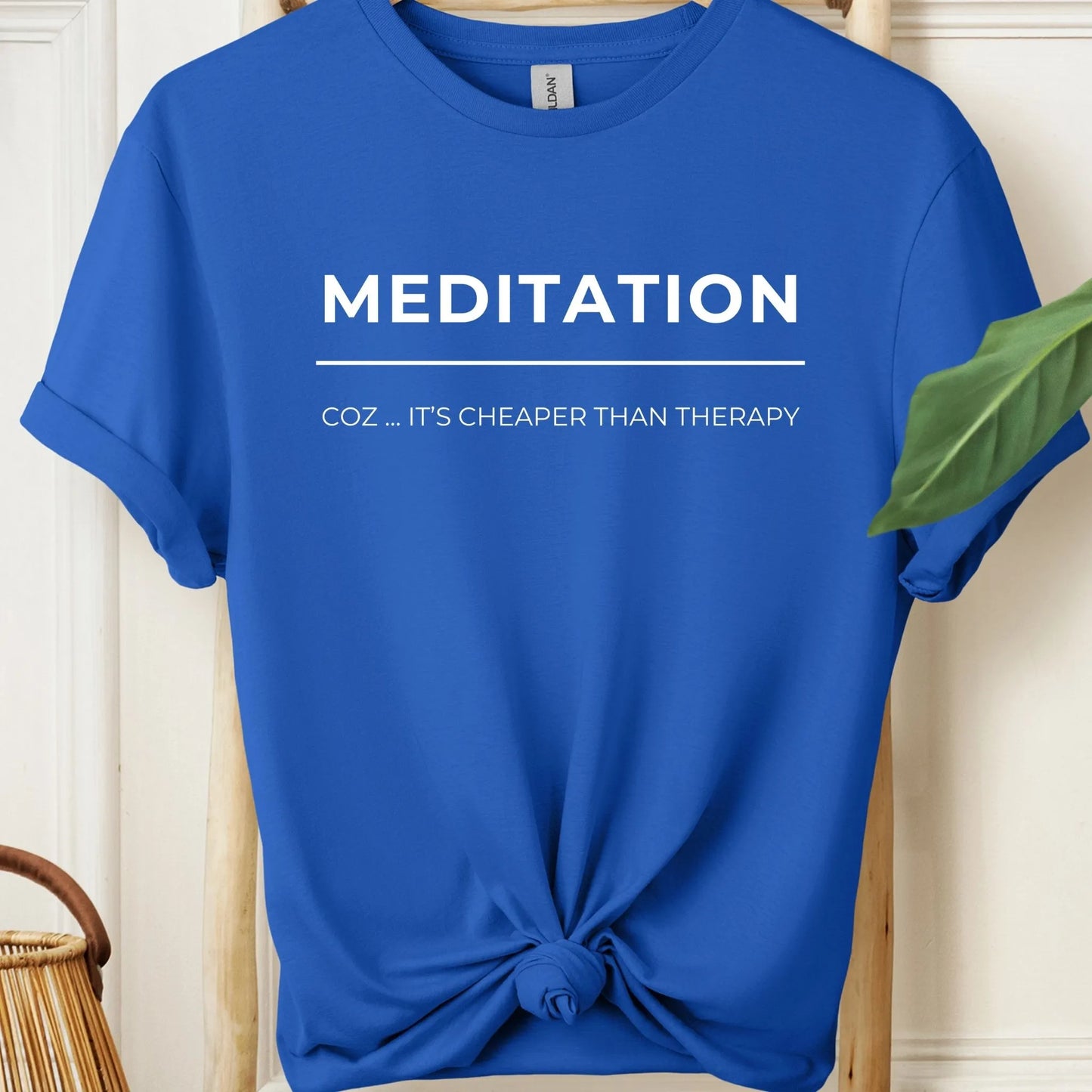 Meditation Cheaper Than Therapy T-Shirt