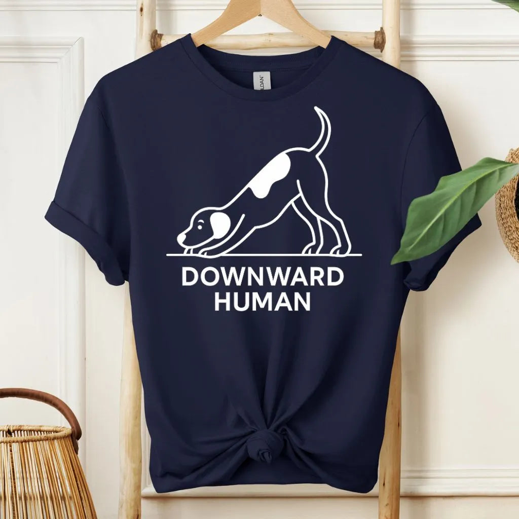 Downward Human Yoga T-Shirt