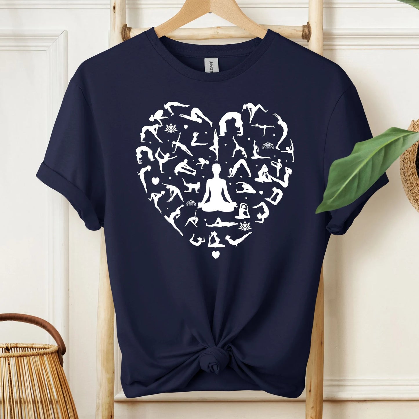 Heart Shaped Yoga Collage T-Shirt!