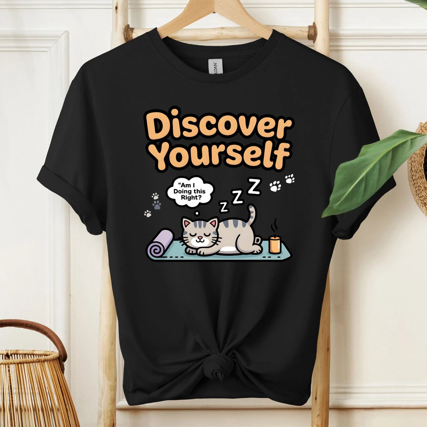 Discover Yourself (Cute Cat Version) T-Shirt!
