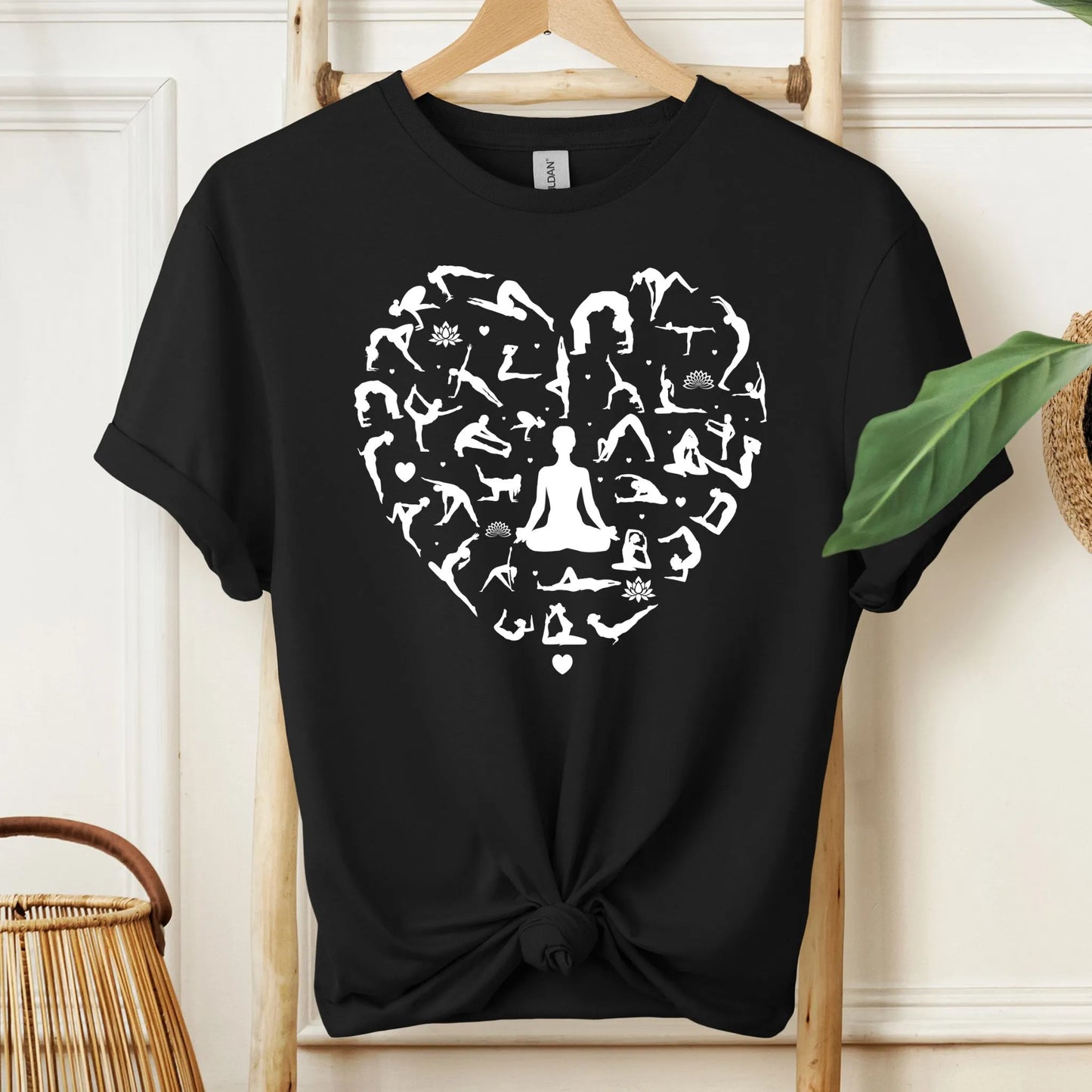 Heart Shaped Yoga Collage T-Shirt!