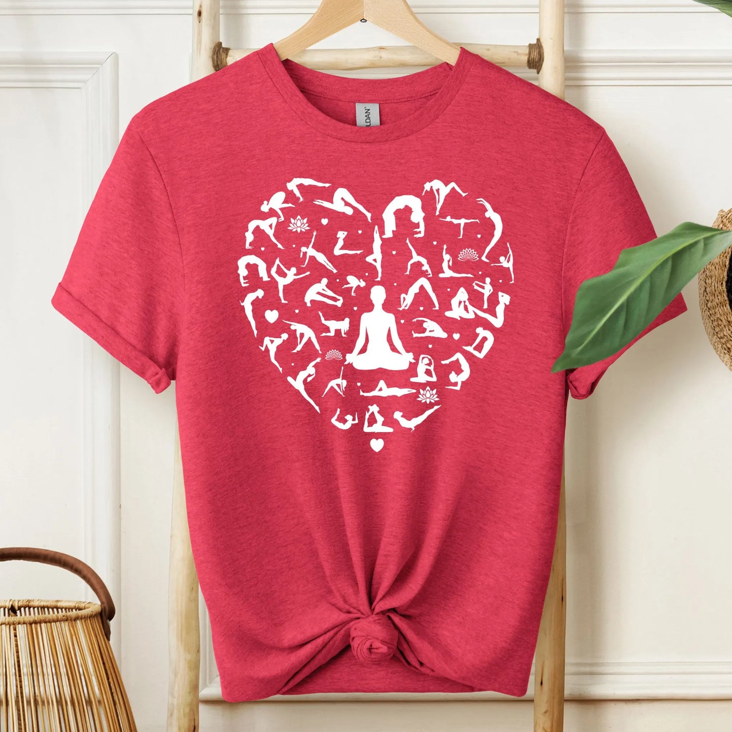 Heart Shaped Yoga Collage T-Shirt!