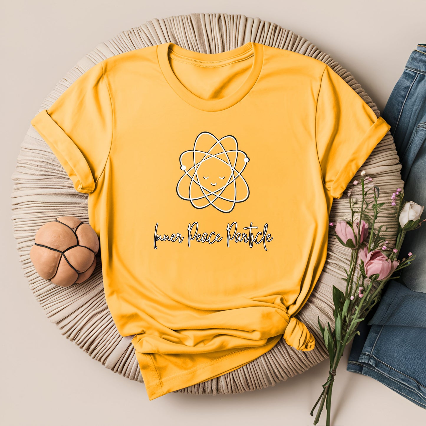 Inner Peace Particle Science Meditation T-Shirt