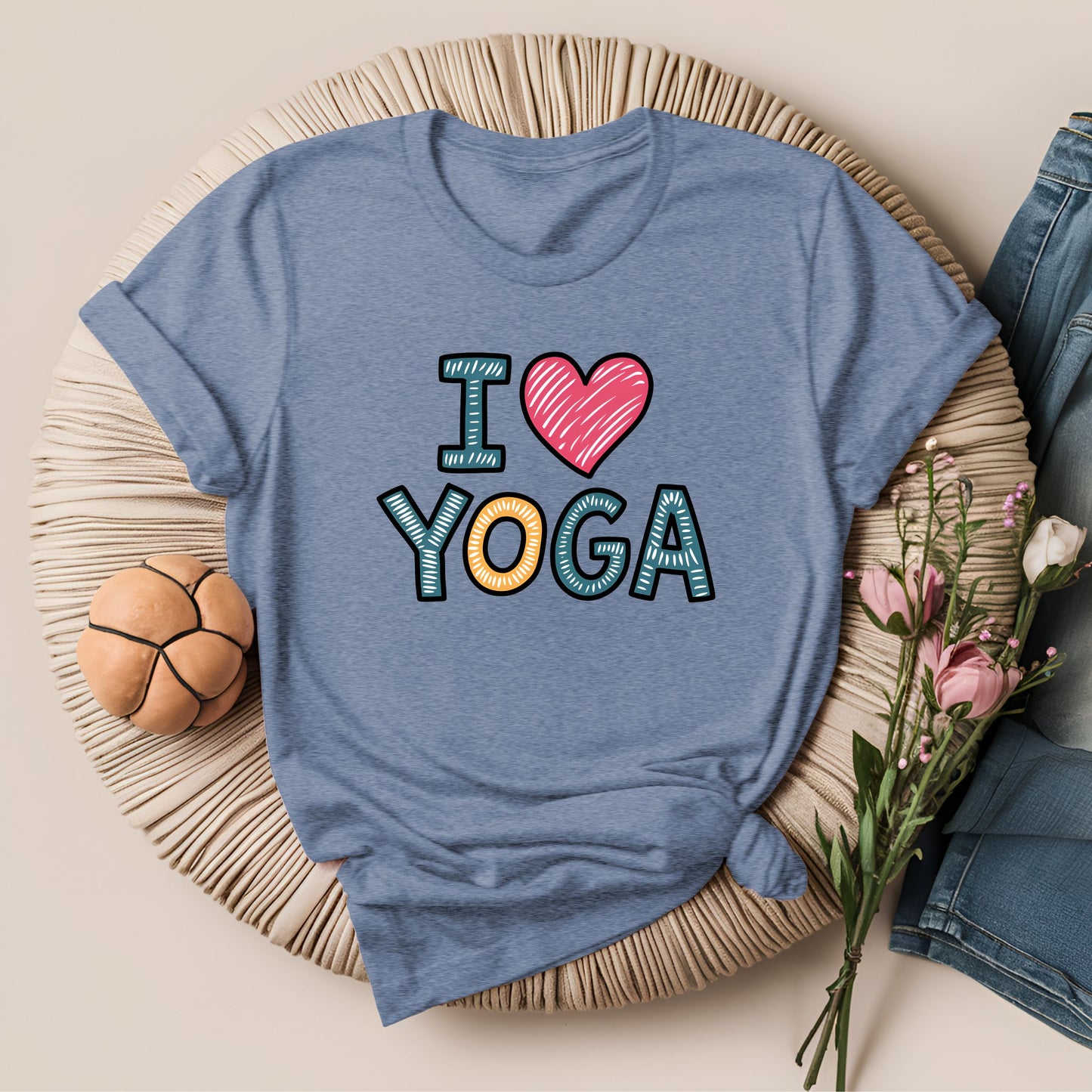 I Love Yoga ❤️ T-Shirt!