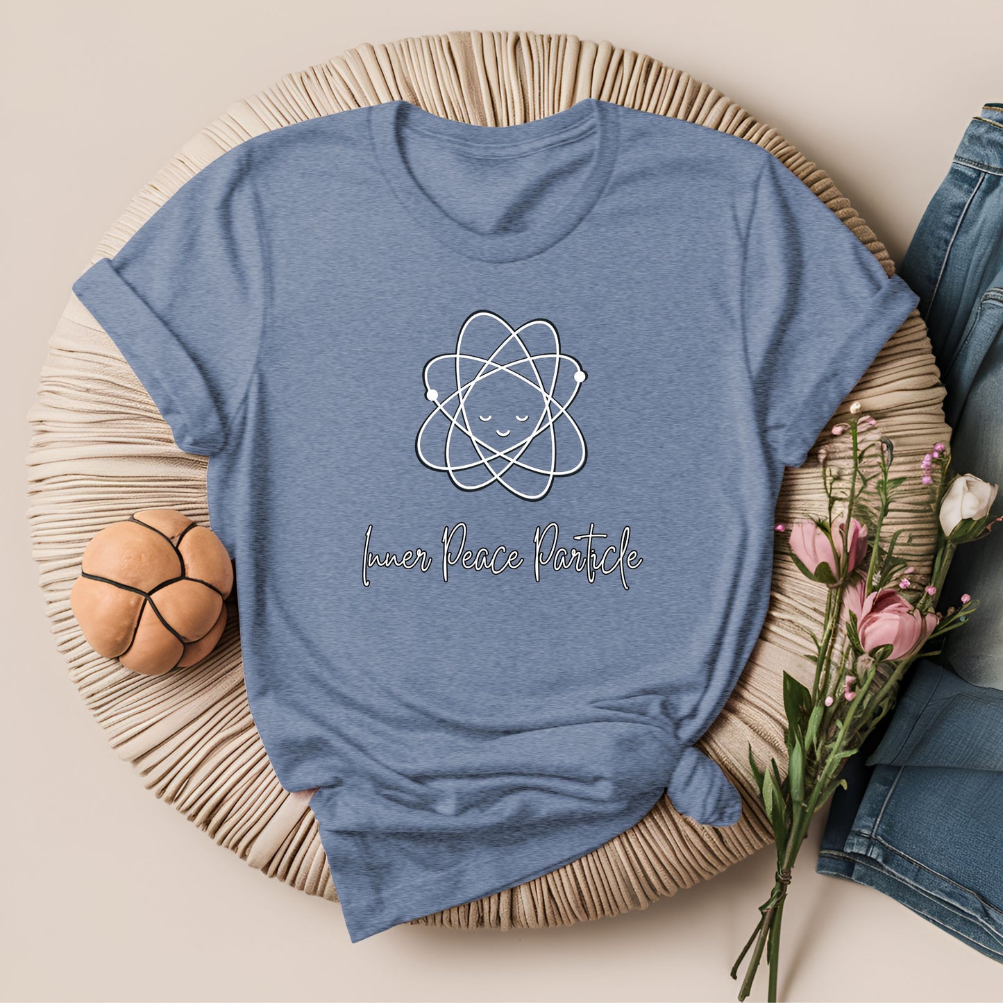 Inner Peace Particle Science Meditation T-Shirt