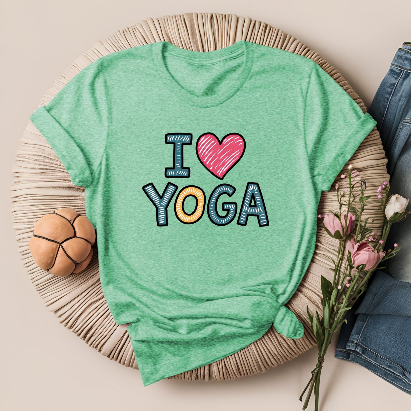 I Love Yoga ❤️ T-Shirt!