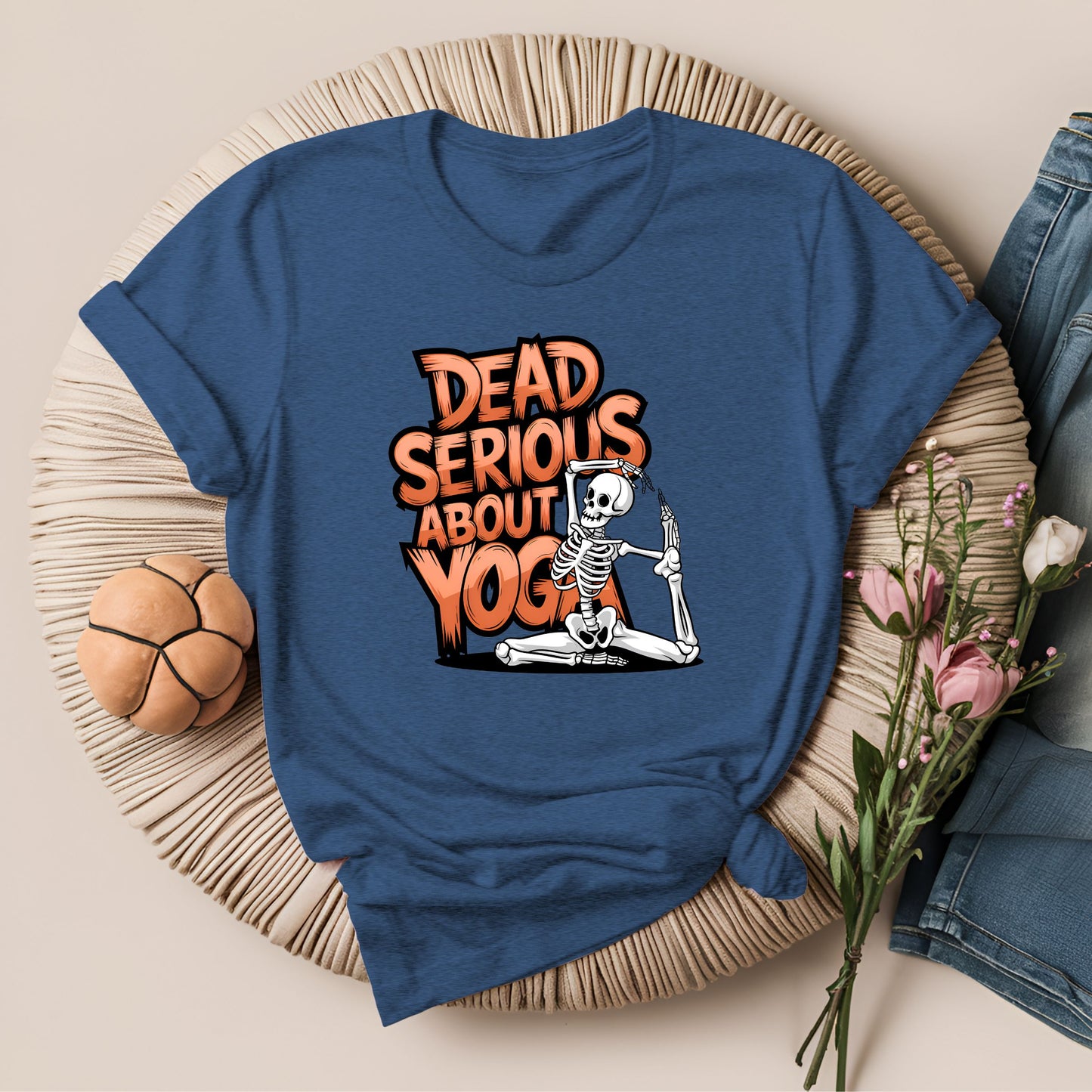 Dead Serious About Yoga Spooky T-Shirt!