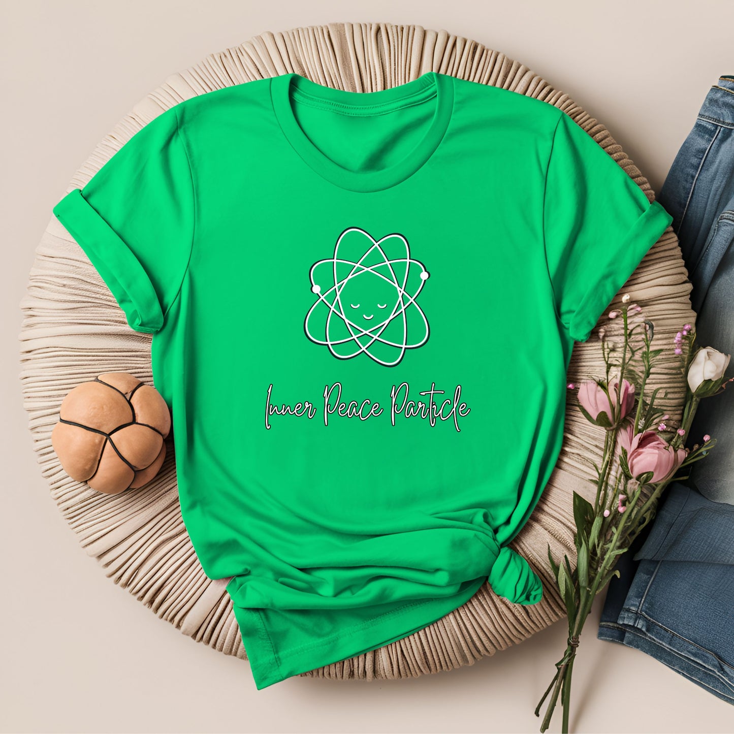 Inner Peace Particle Science Meditation T-Shirt
