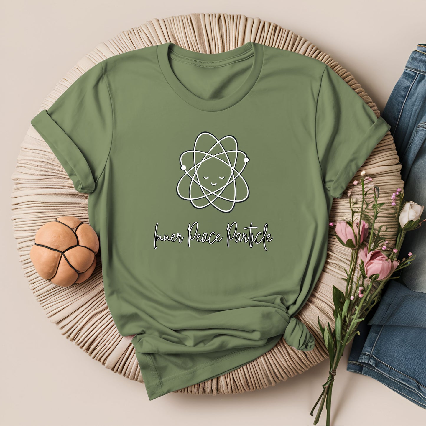 Inner Peace Particle Science Meditation T-Shirt