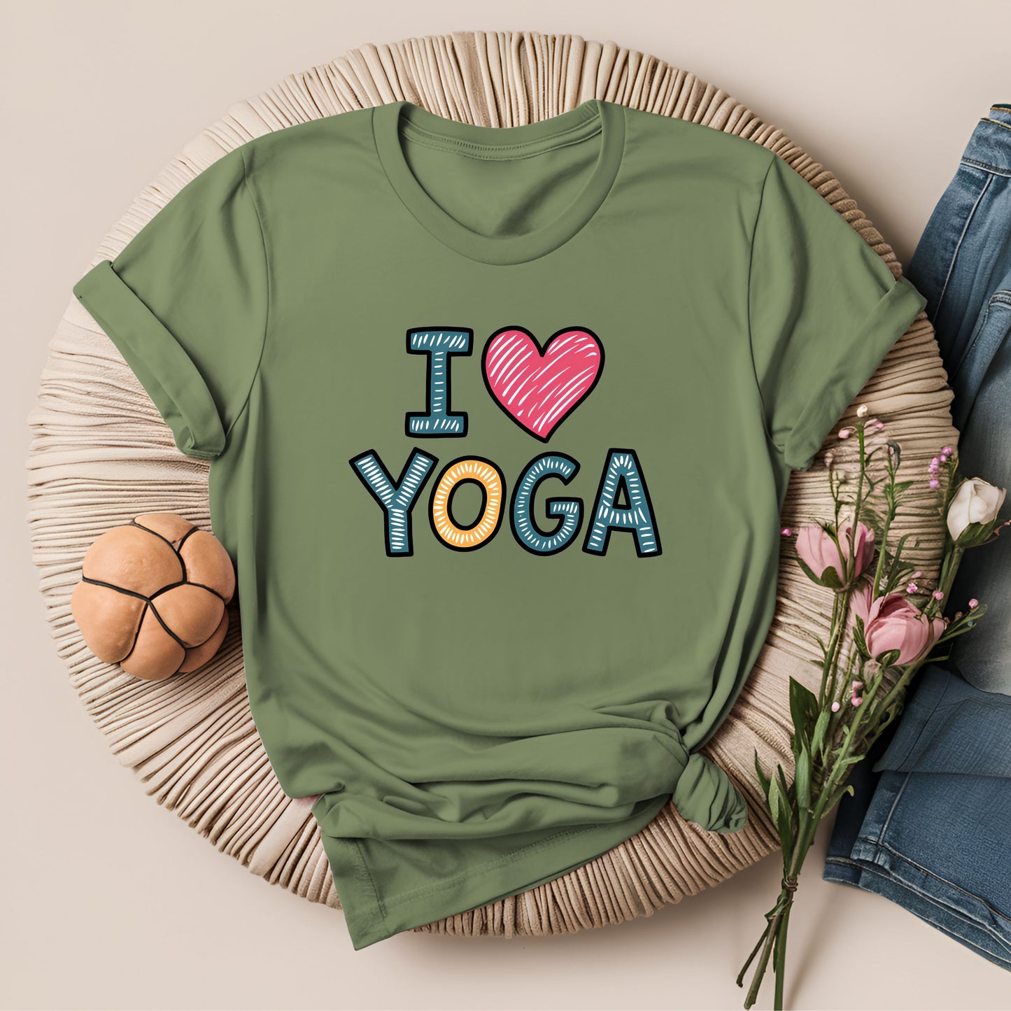I Love Yoga ❤️ T-Shirt!