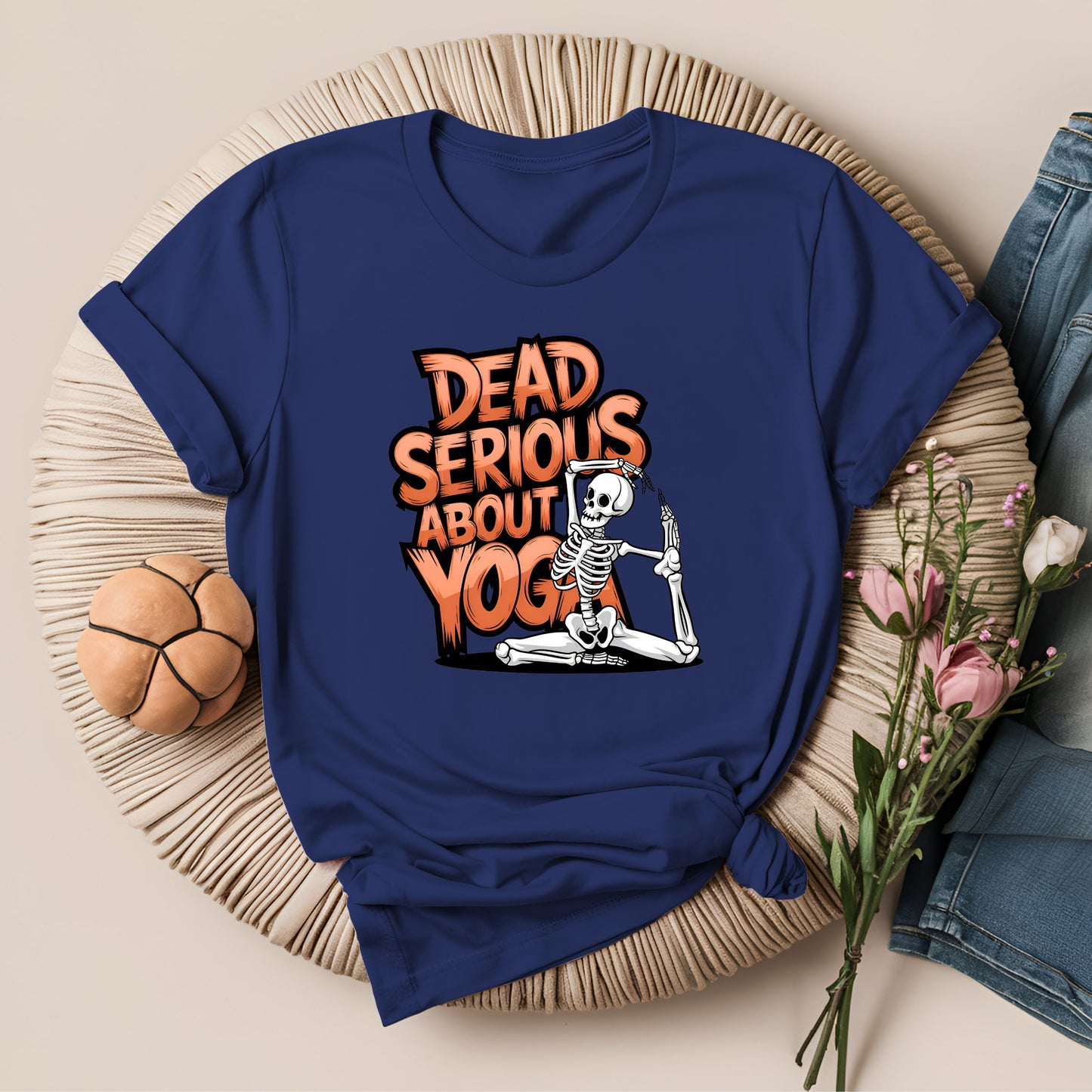 Dead Serious About Yoga Spooky T-Shirt!