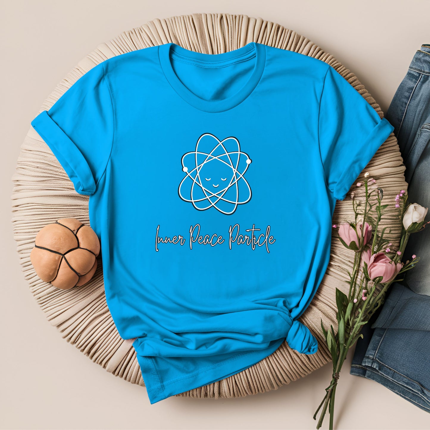 Inner Peace Particle Science Meditation T-Shirt