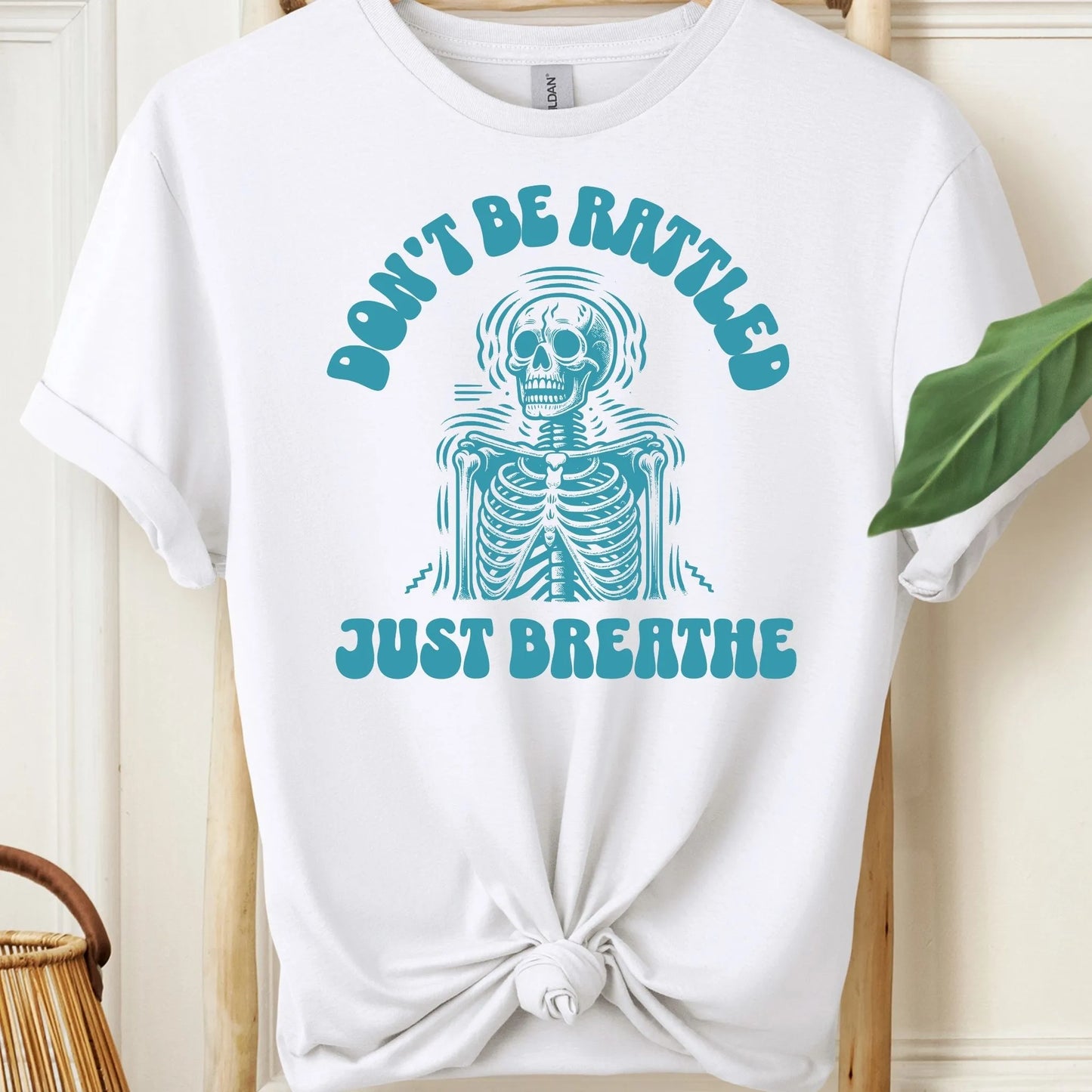 Don't Be Rattled, Just Breathe Meditation T-Shirt!