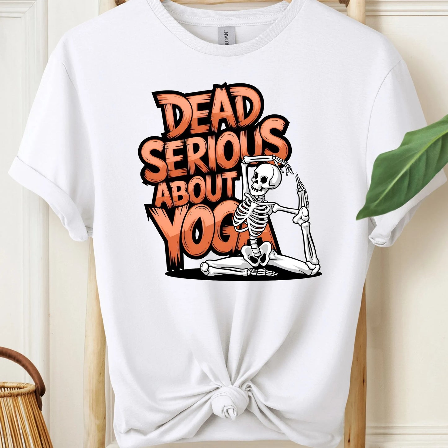 Dead Serious About Yoga Spooky T-Shirt!