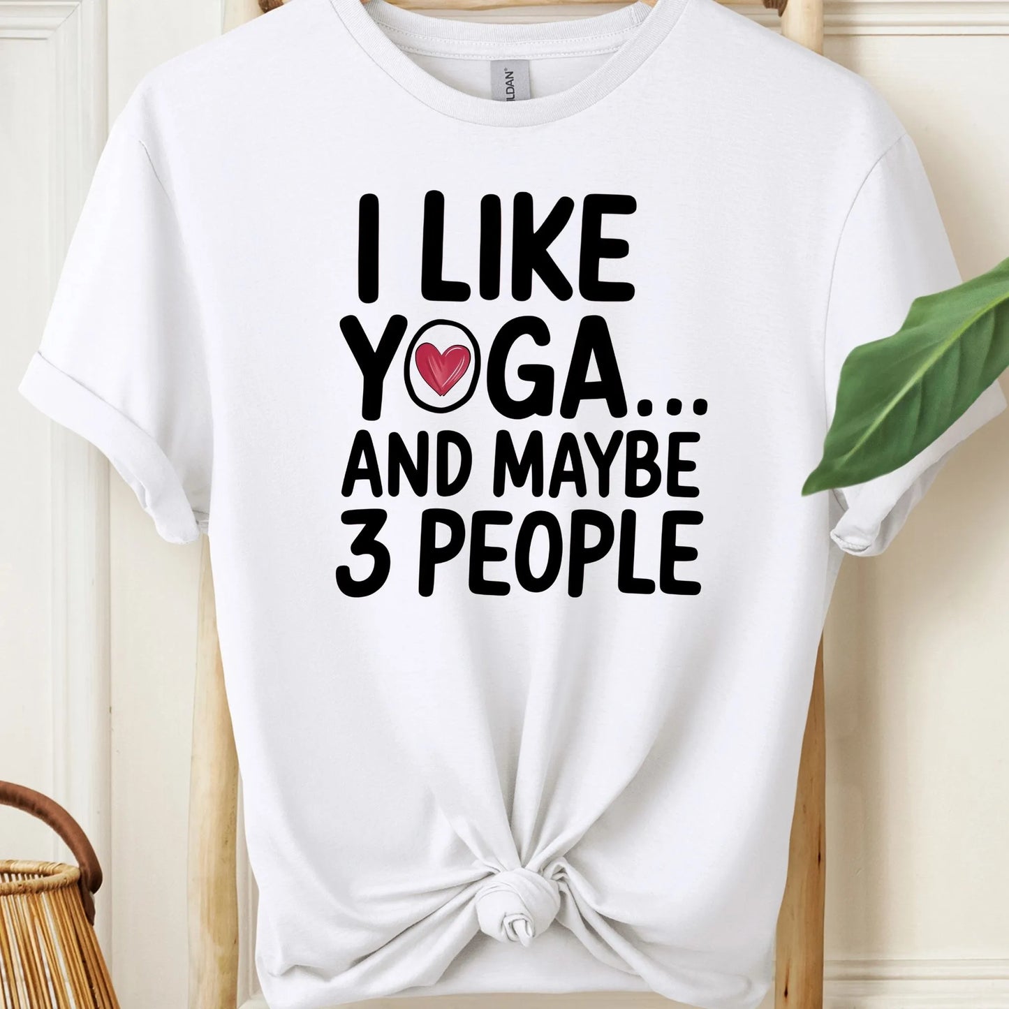 I Like Yoga and Maybe 3 People Meditation T-Shirt!