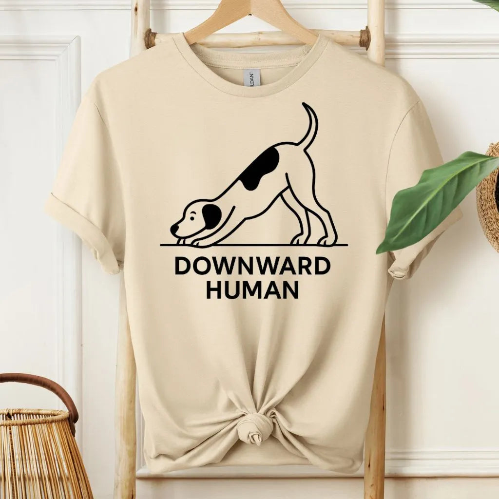 Downward Human Yoga T-Shirt