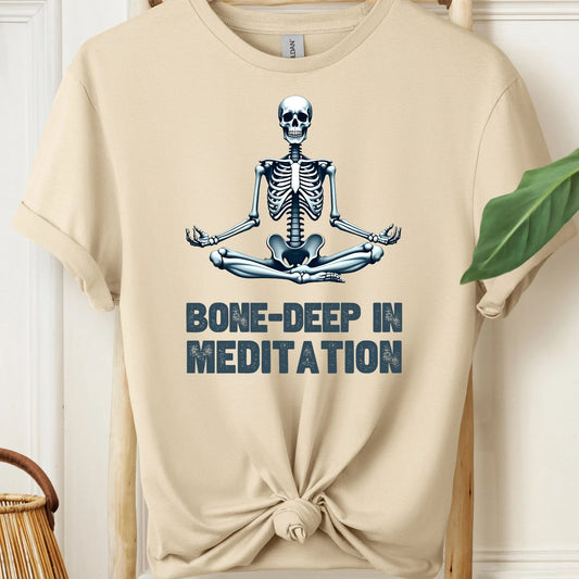 Bone Deep in Meditation Skeleton T-Shirt!