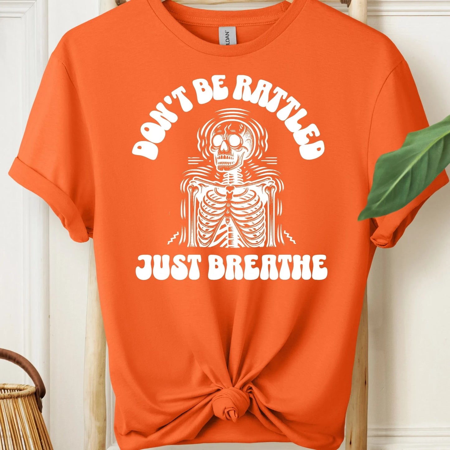 Don't Be Rattled, Just Breathe Meditation T-Shirt!