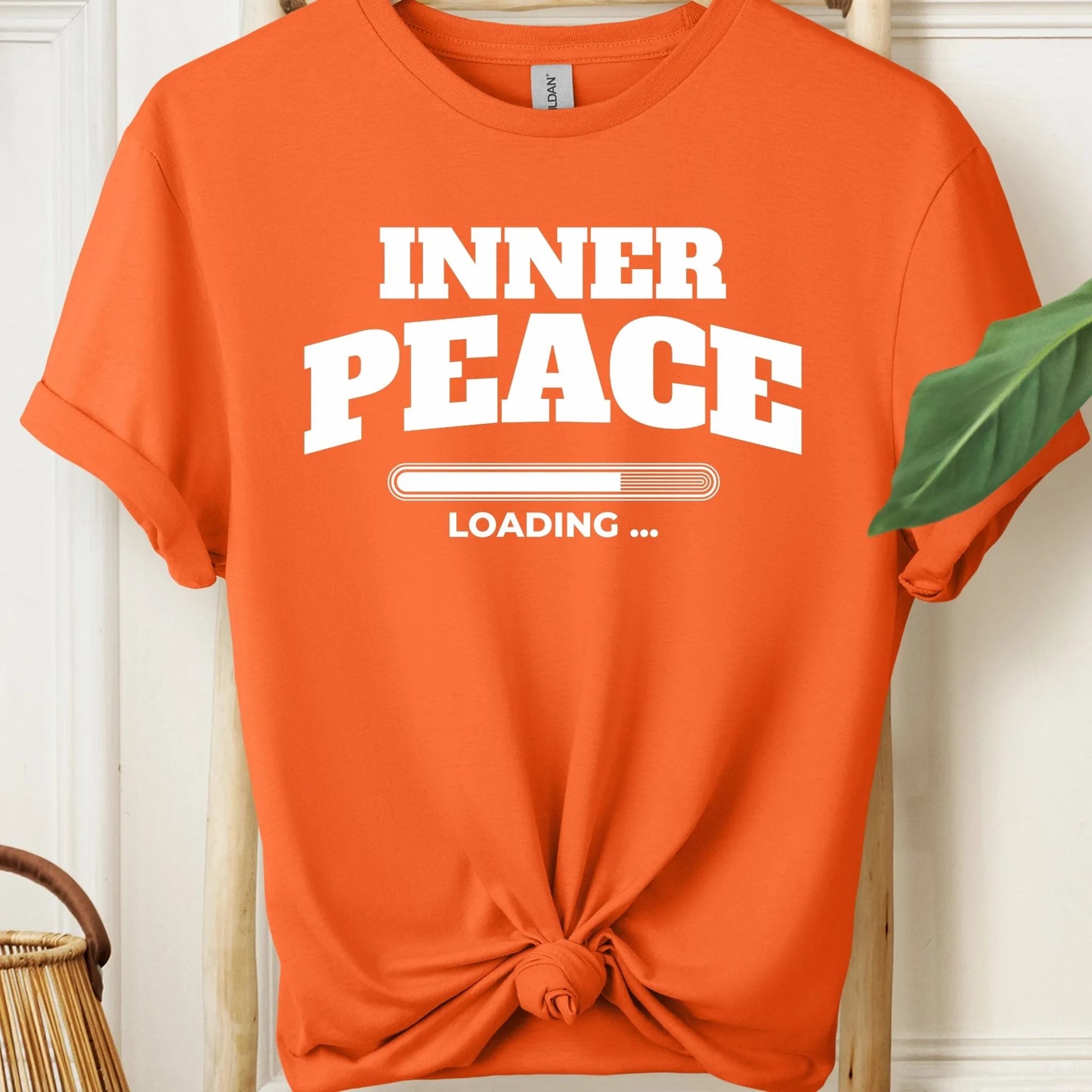 Inner Peace Loading Quirky Meditation T-Shirt