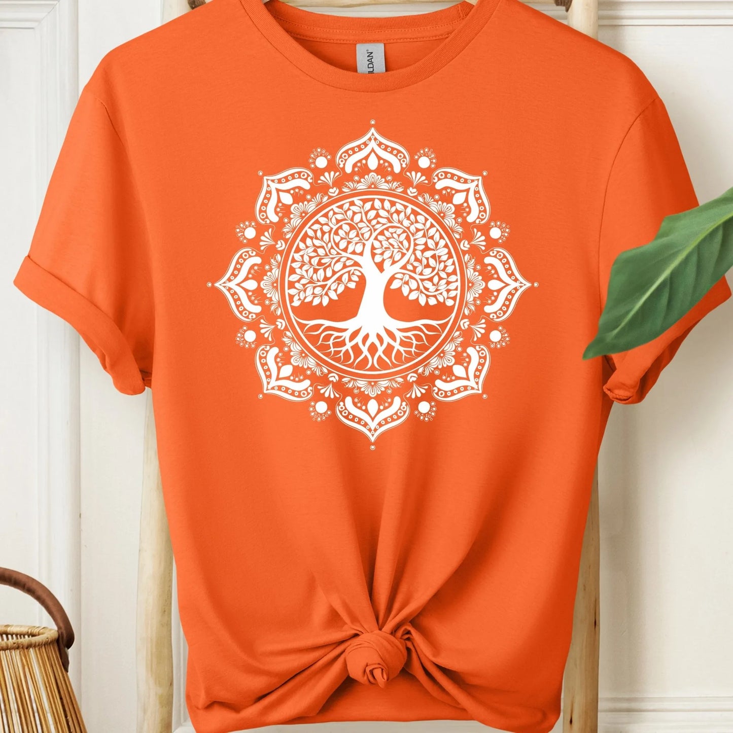 Boho Style Mandala With Tree of Life Meditation T-Shirt!