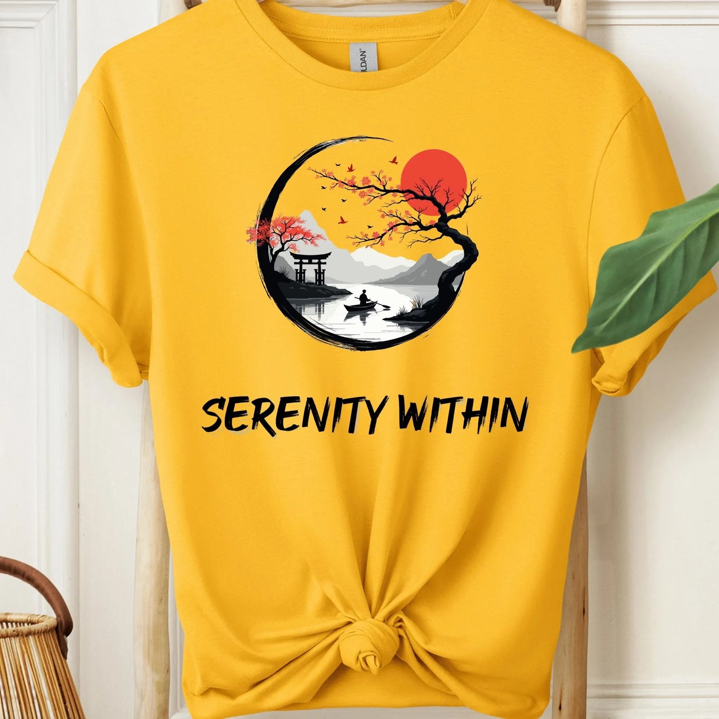 Serenity Within Beautiful Zen Scenery Meditation T-Shirt