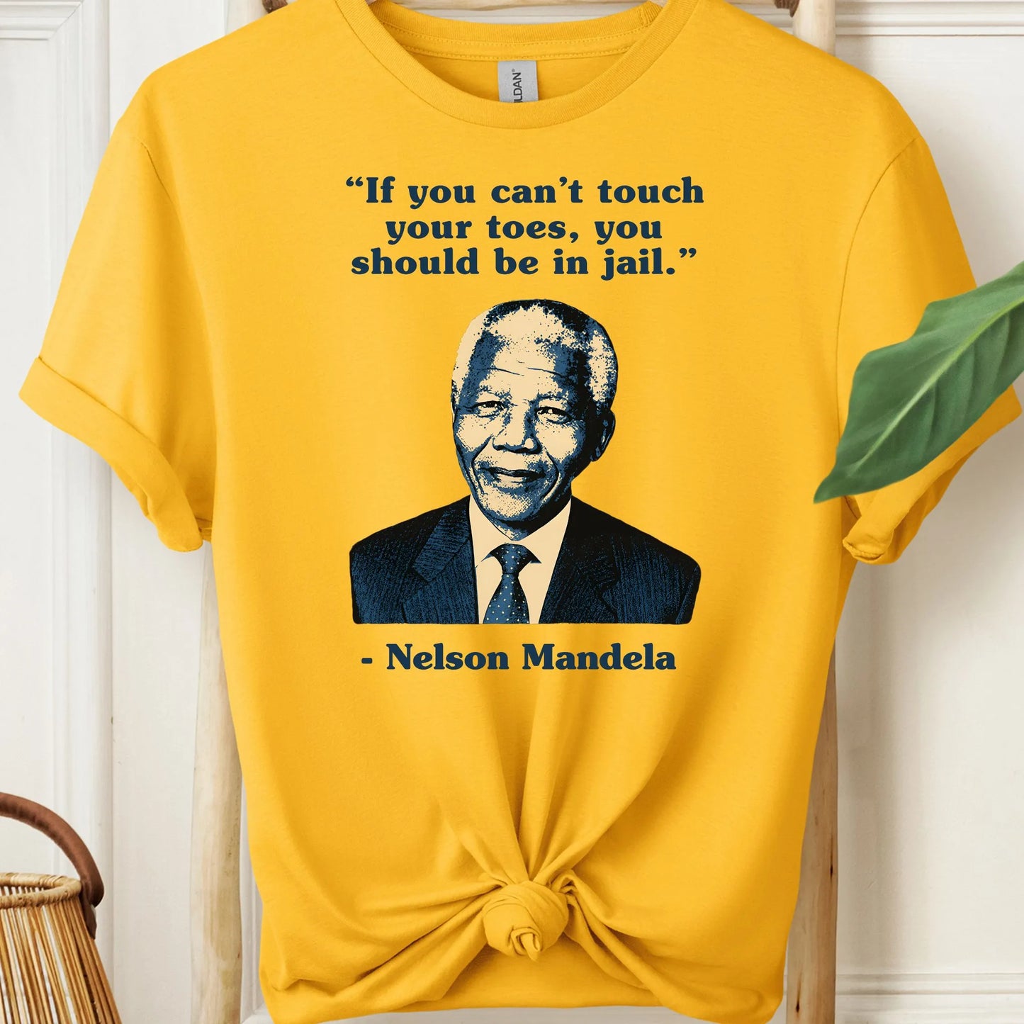Nelson Mandela Yoga Quote T-Shirt!