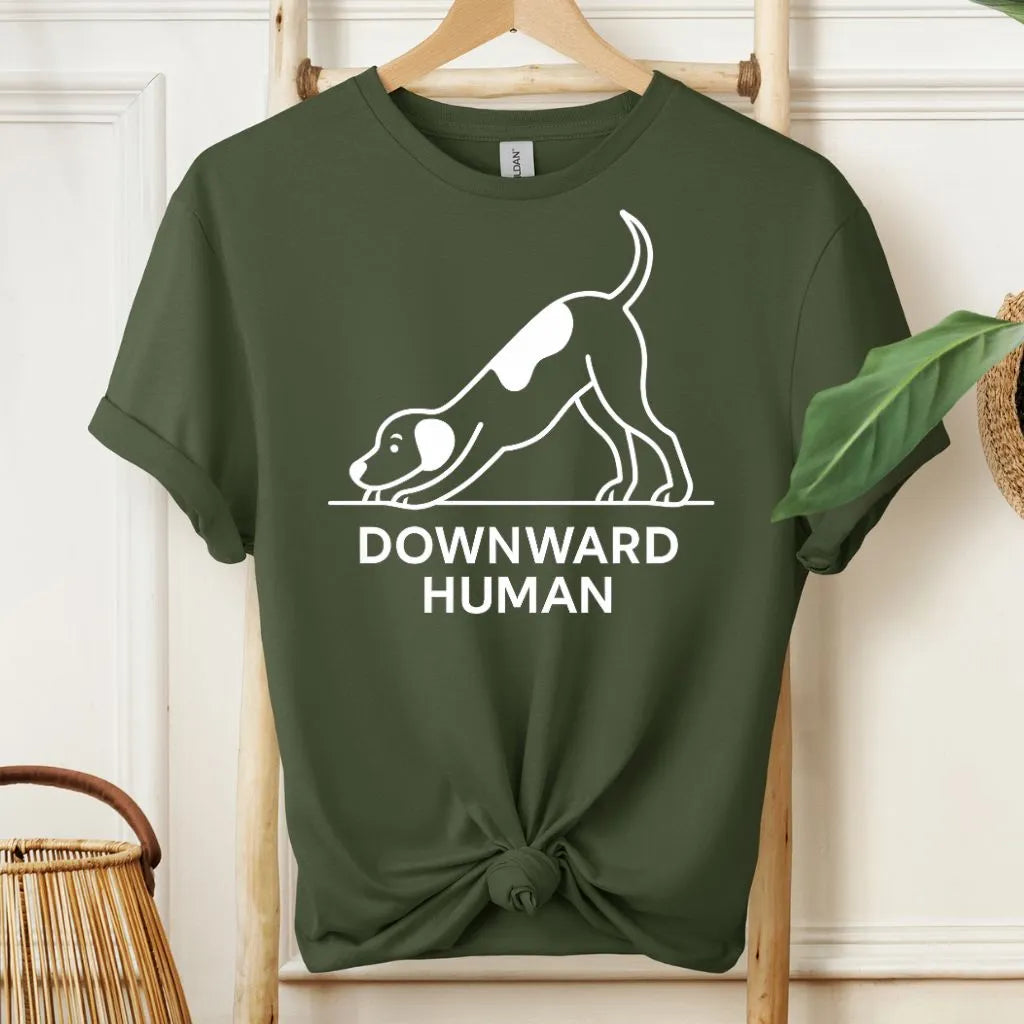 Downward Human Yoga T-Shirt