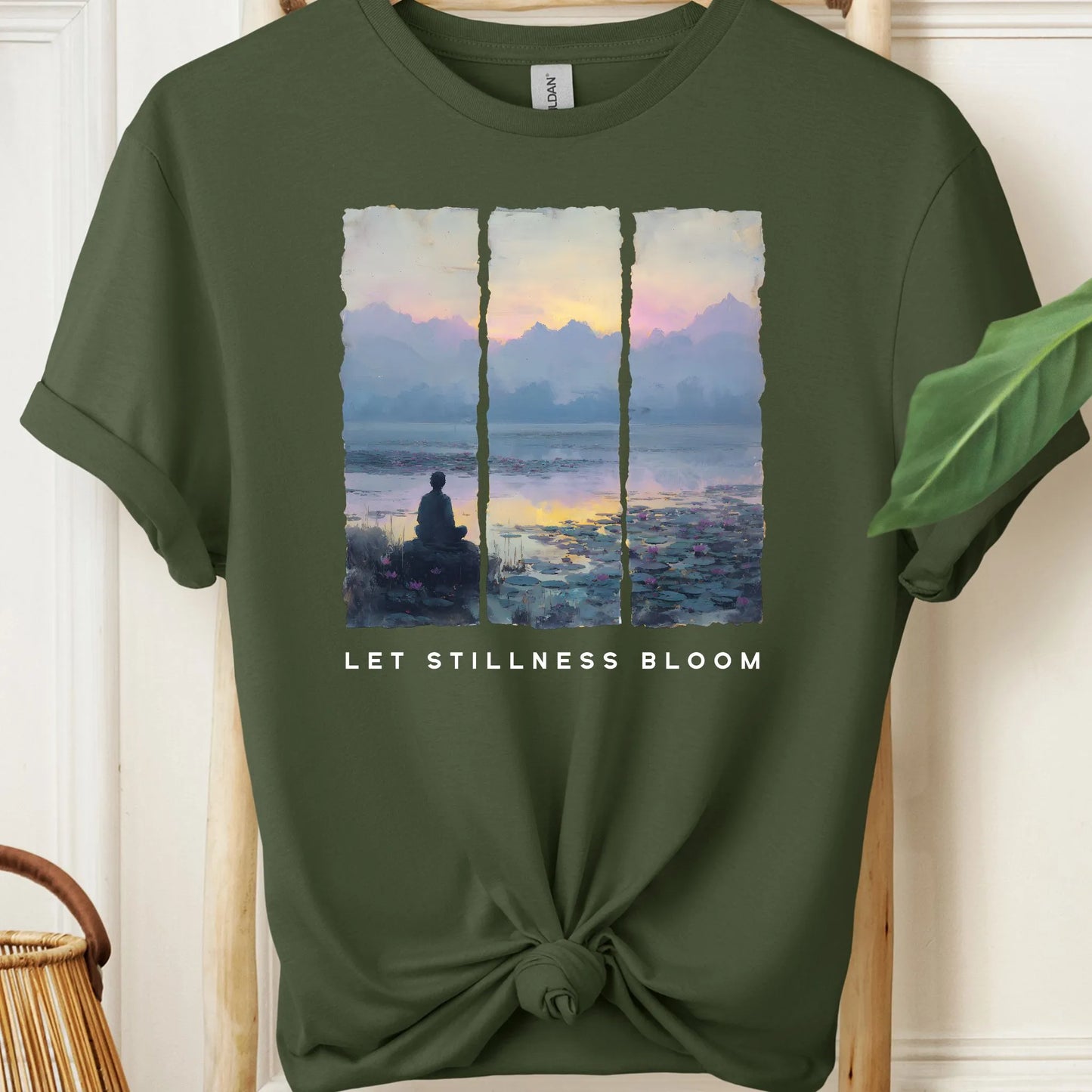 Let Stillness Bloom T-Shirt!
