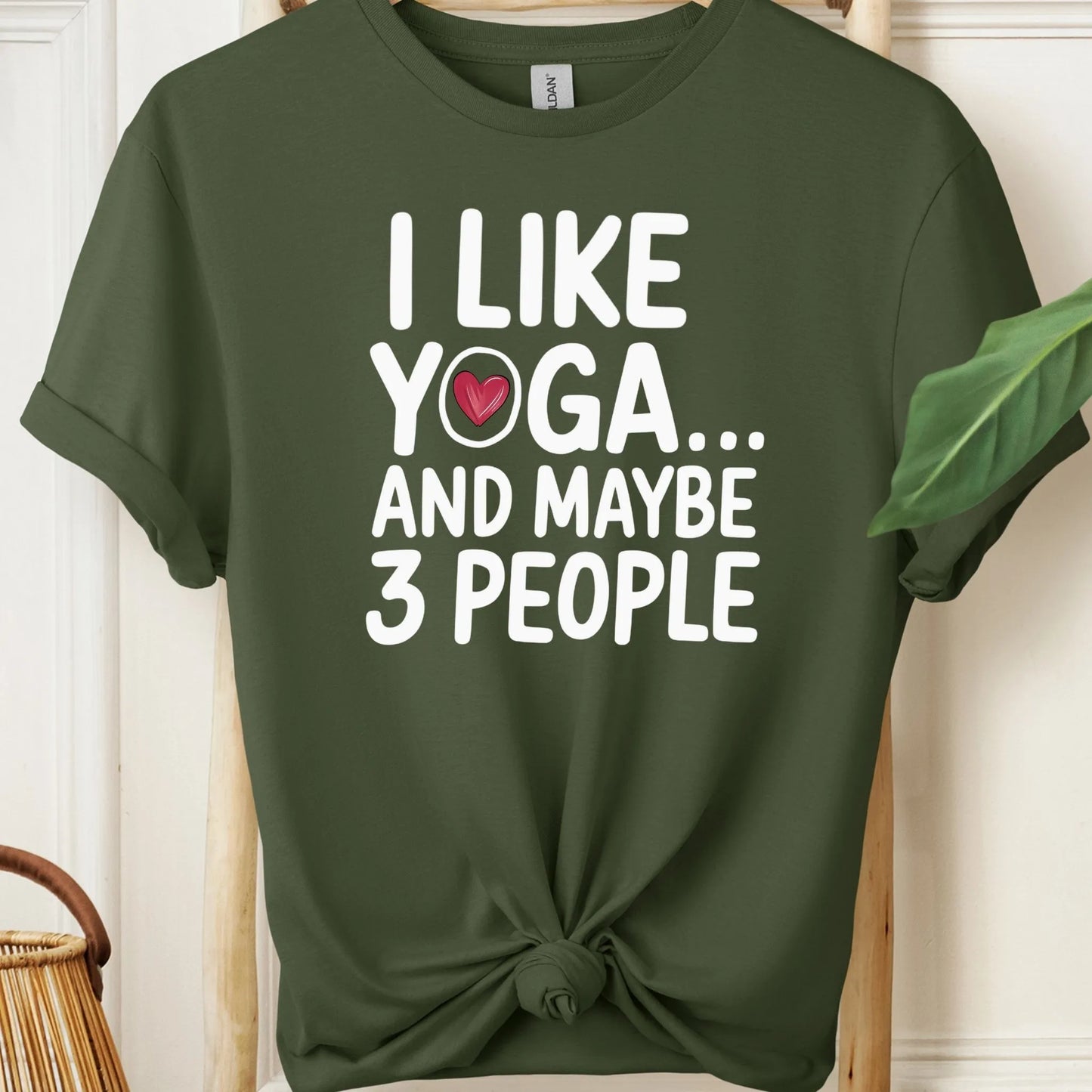 I Like Yoga and Maybe 3 People Meditation T-Shirt!