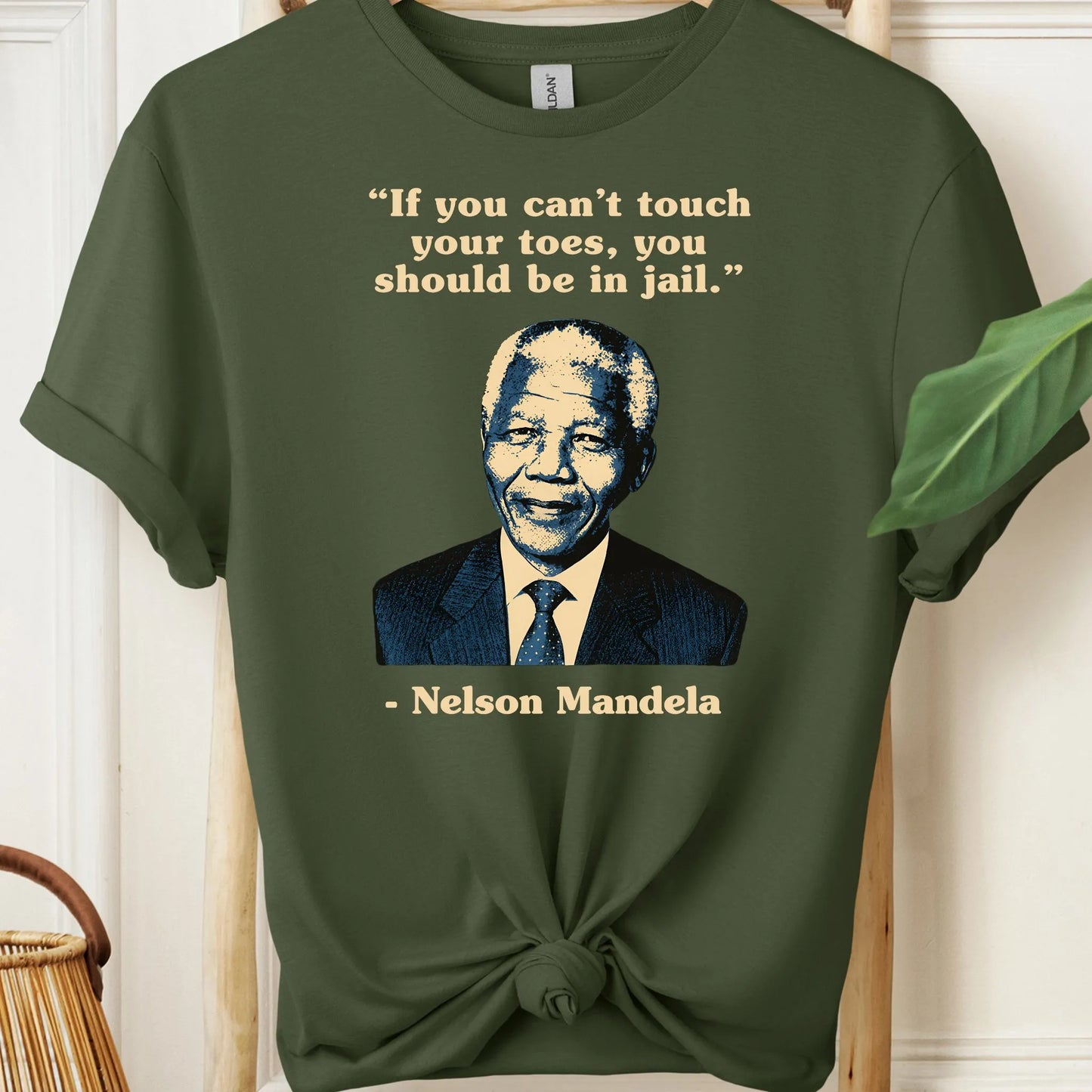 Nelson Mandela Yoga Quote T-Shirt!