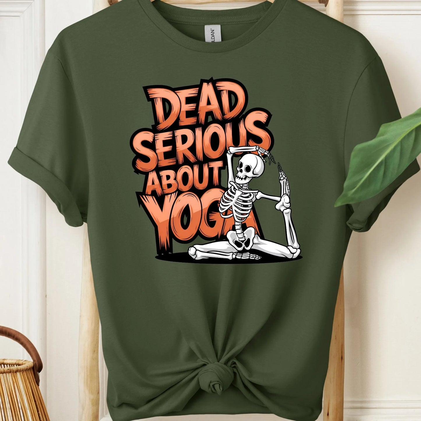 Dead Serious About Yoga Spooky T-Shirt!