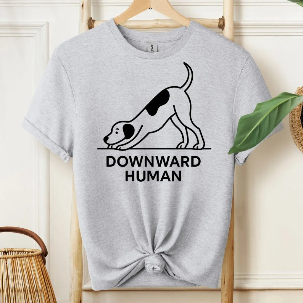 Downward Human Yoga T-Shirt