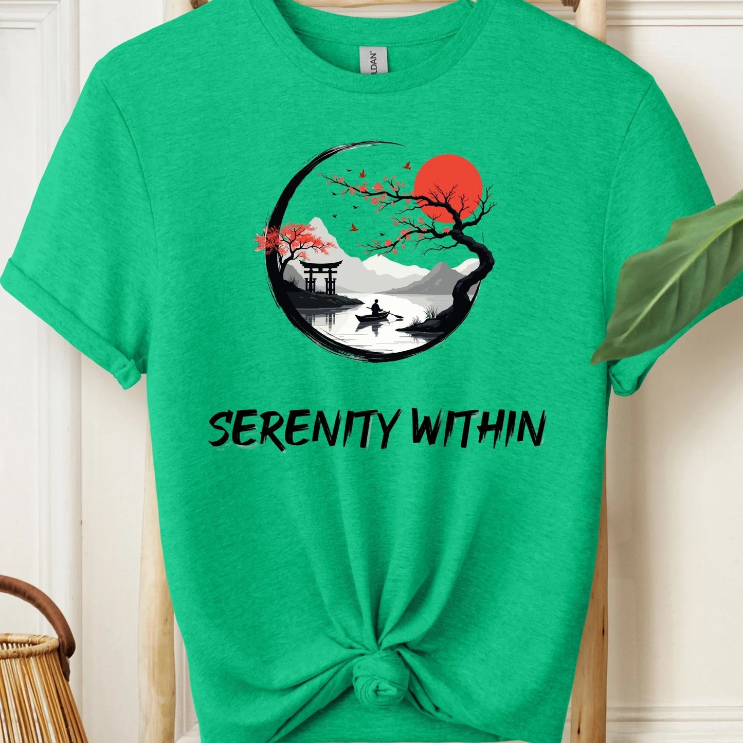 Serenity Within Beautiful Zen Scenery Meditation T-Shirt