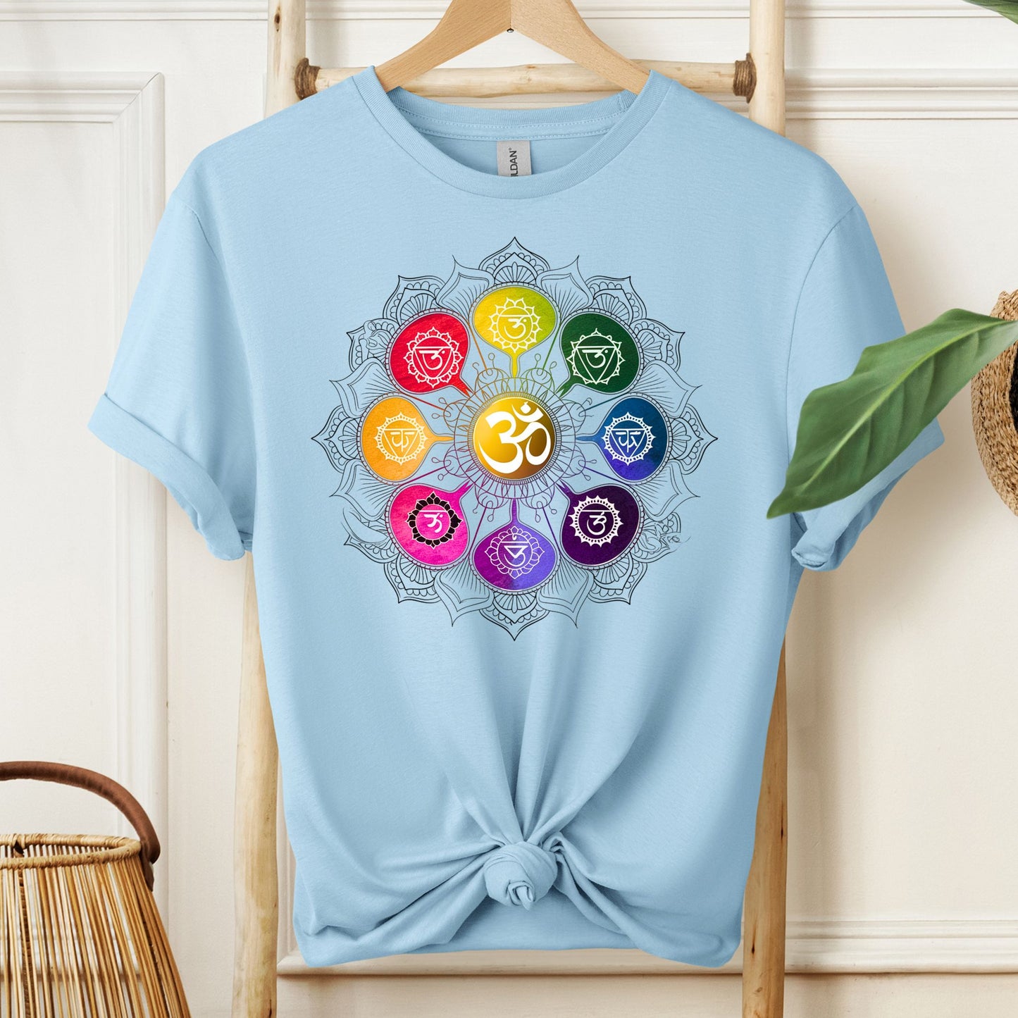 Chakra Style Light Mandala T-Shirt