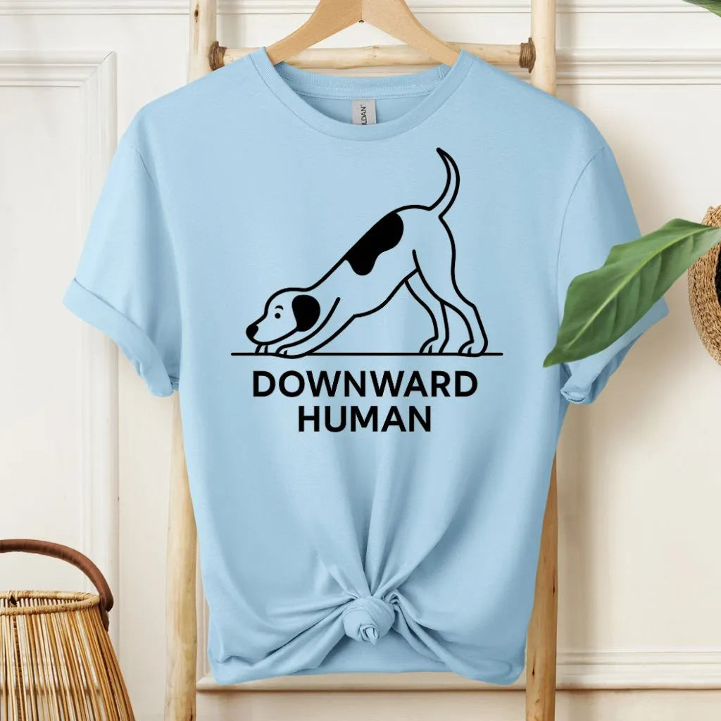 Downward Human Yoga T-Shirt