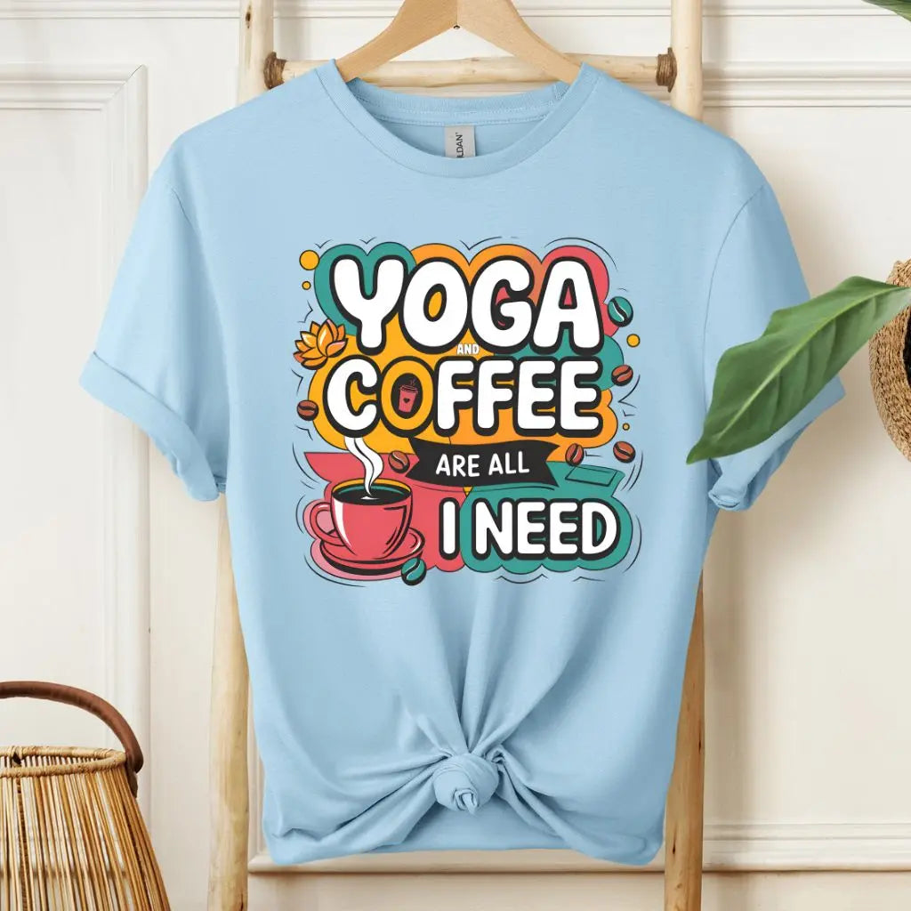 Yoga and Coffee Fan T-Shirt!