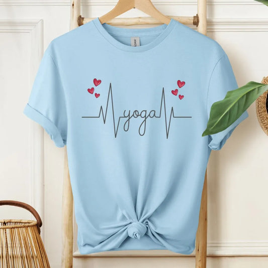 Cute Yoga in My Heartbeat T-Shirt!