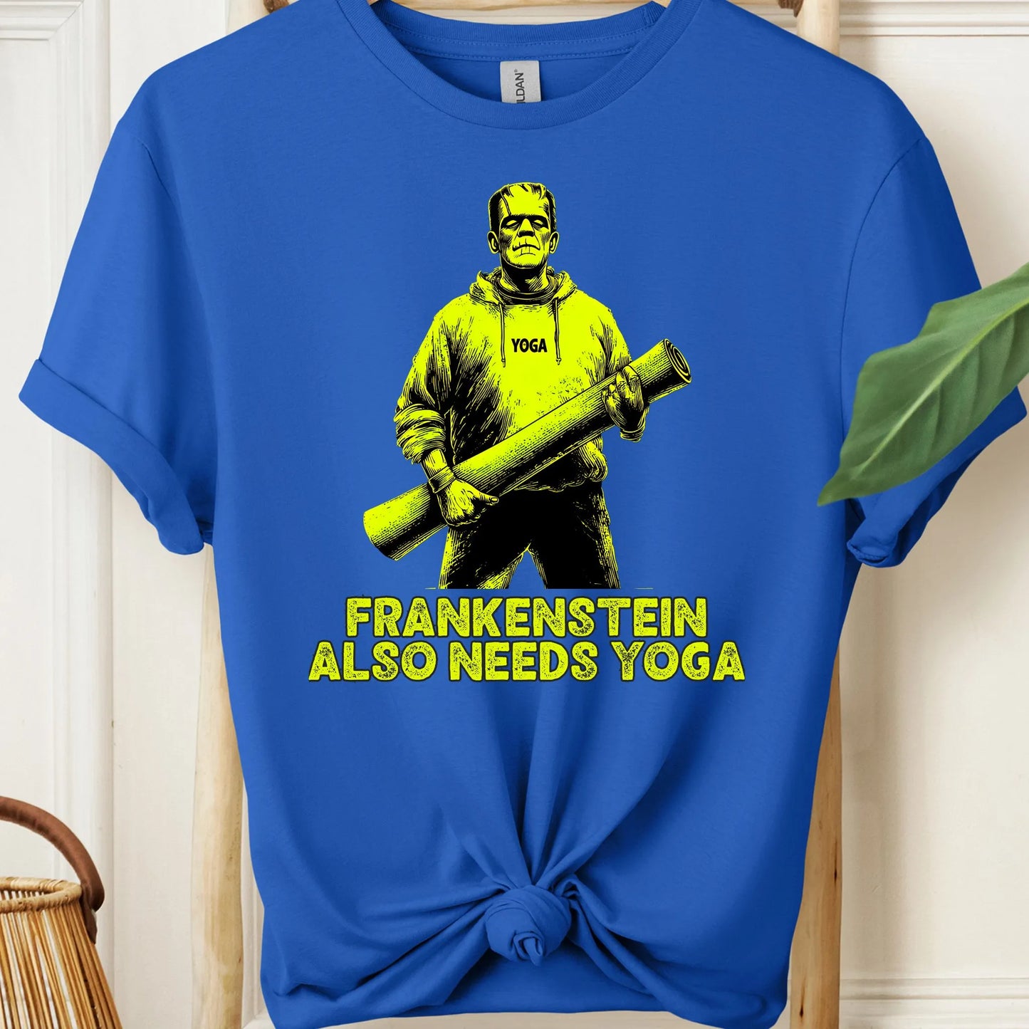 Frankenstein Also Needs Yoga T-Shirt!