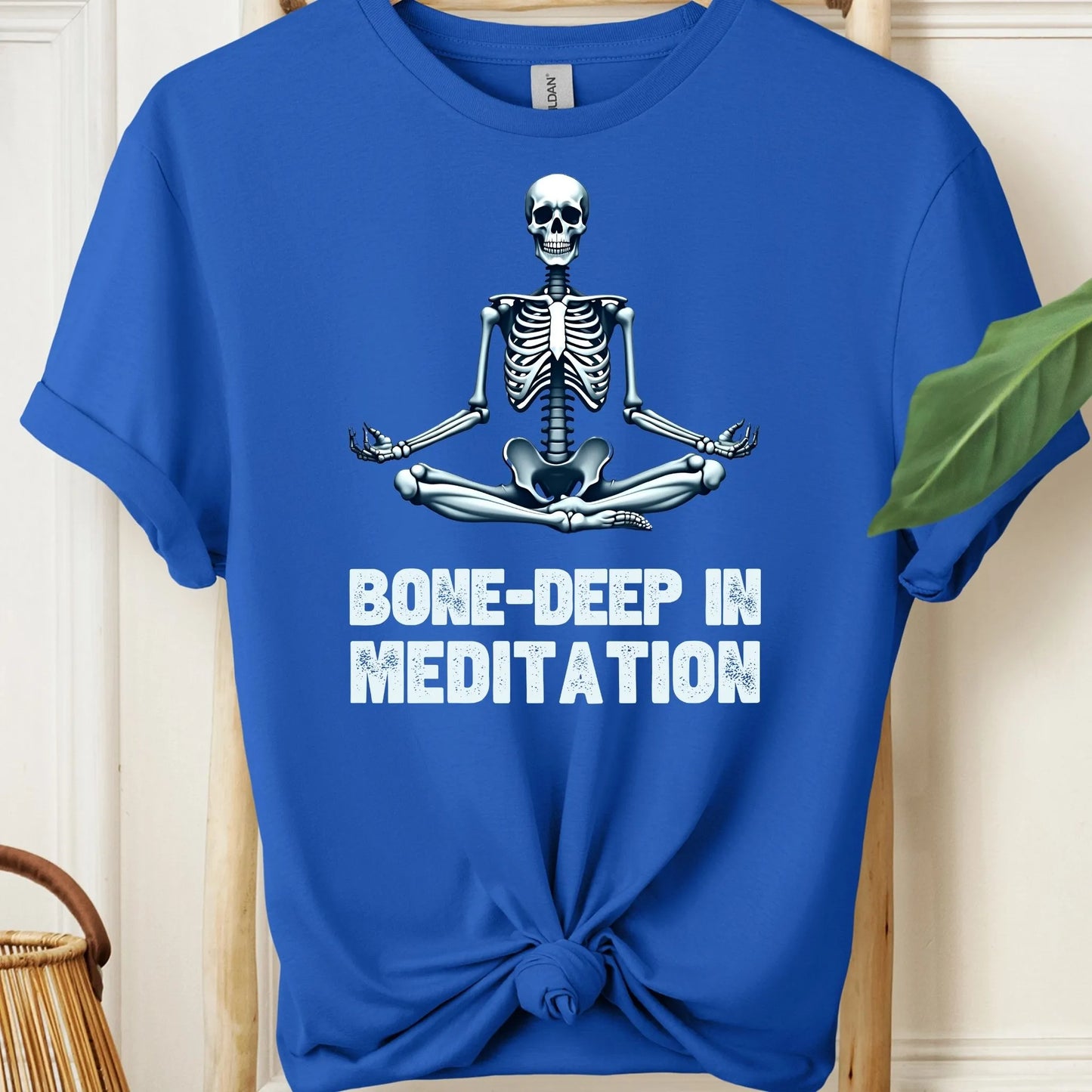 Bone Deep in Meditation Skeleton T-Shirt!